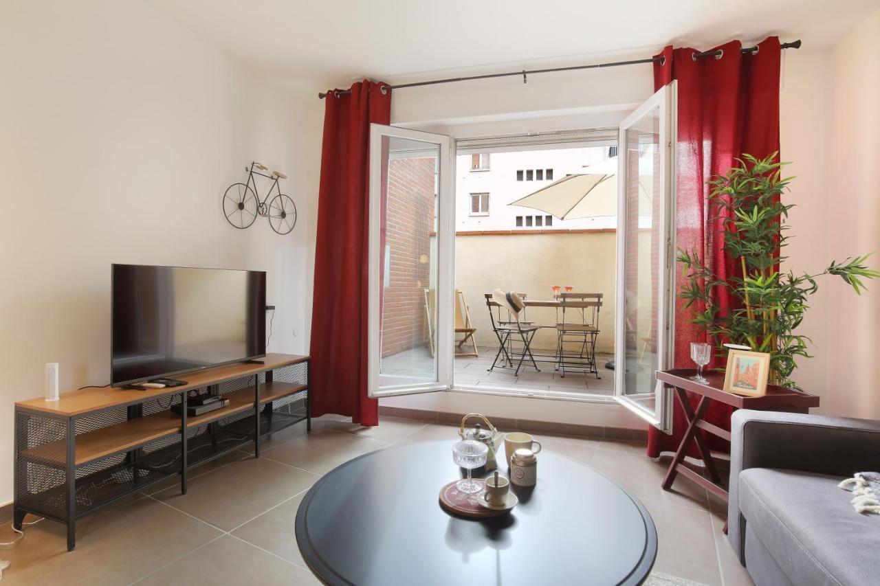 トゥールーズExpat Renting - Le Bistrot - St Cyprien - Parkingアパートメント エクステリア 写真